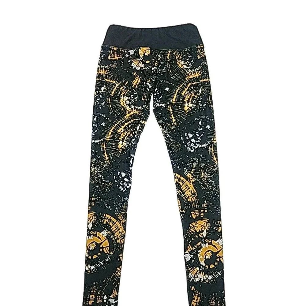 NFL Team Apparel Leggings Greenbay Packers Graphic Print Women Sz Small Football